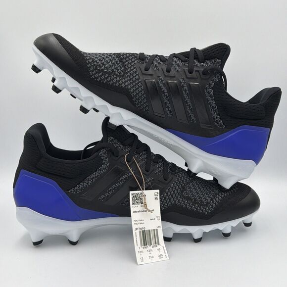 adidas Ultraboost Boost Football Cleats Mens Black Sneakers Athletic Shoes Sz 10 main image 5